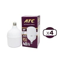 Atc Led Bulb Ampul 40 W Beyaz Işık X 4 Adet