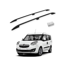 Turtle Opel Combo D 2012-2018 / Uzun Şasi Tavan Çıtası Crown Siyah
