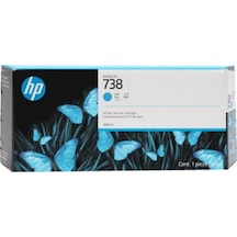 Hp 738 Cyan Mavi 300ml Plotter Kartuşu 676m6a