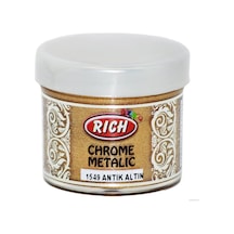 1549 Antik Altın Rich Chrome Metalik Boya 60 Ml.