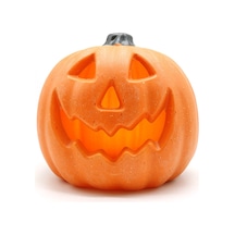 Cadılar Bayramı Dekorasyonu Balkabağı Sonbahar Dekorasyonu Fener Dekoratif Balkabağı Led Aydınlatmalı Turuncu Çok Renkli