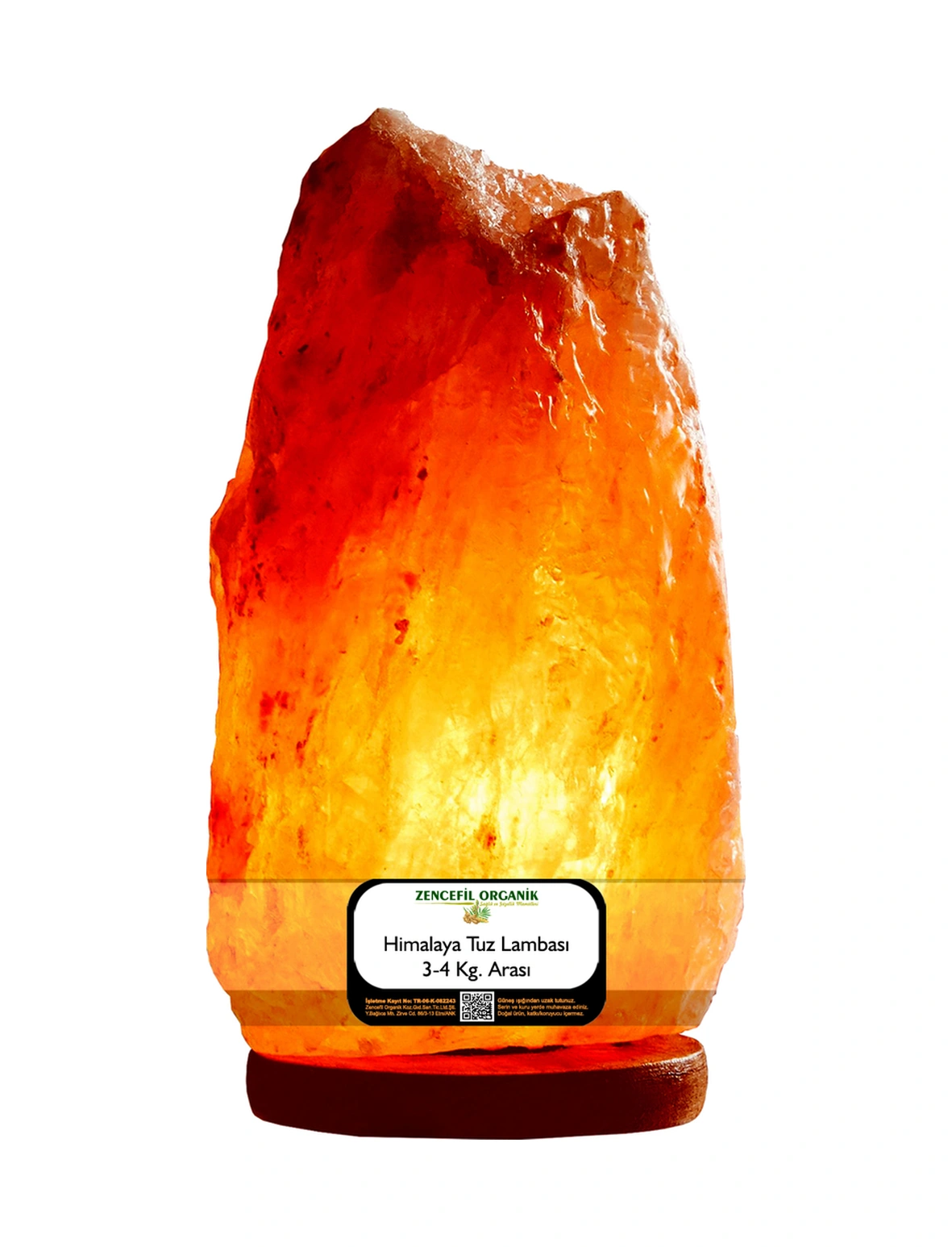 Tuz Lambası 3-4 Kg Himalaya Tuzu Himalaya Tuz Lambası Açma Kapatma Düğmeli 1. Kalite