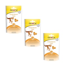 Gimcat Multi-Vitamin Tabs Kedi Ödül Tableti 3 x 40 G