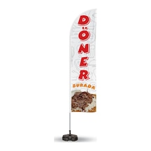 Döner Temalı Yelken ve Reklam Bayragı
