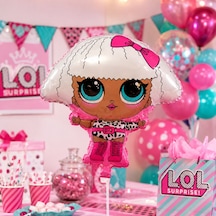 Lol Temalı Şekilli Folyo Balon 53x65 Cm Doğum Günü Parti Süsü Çocuk Dekorasyon Balonu Çok Renkli