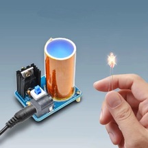 Mini Tesla Bobin Kit Demonte Modül Kablosuz Enerji İletimi Bd243 Dc 9 / 12v Temassız Elektrik