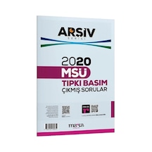 2020 Msü Arşiv Serisi Tıpkı Basım Çıkmış Sorular Tamamı Video Çözüm