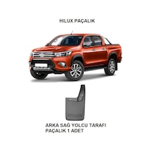 Toyota Uyumlu Hilux 2015-2021 Paçalık Tozluk 1 Parça Arka Sağ Yolcu
