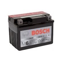 Bosch 3 Ah M6001 Yt4l-bs Motosiklet Aküsü