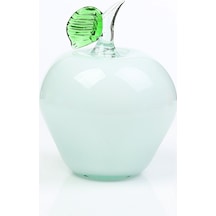 Vitale Murano Dekoratif Cam Beyaz Elma Ak.evd0004