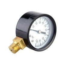 Besthome1 0-100 Psı Pirinç Bağlantılı Su Basınç Göstergesi, Kuyu Pompası Havuz Filtresi İçin