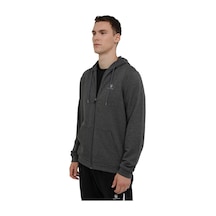 Lumberjack M Sn72 Basic Full Hoodie Antrasit Erkek Günlük Sweatsh Gri