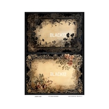 Lineart Pirinç Dekopaj Kağıdı Black12 29x42cm Beyaz - 713753098