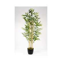 Yapay Bambu Ağacı 100 Cm 4 Bambulu