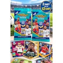 Panini Fıfa 365 Adrenalyn 2027 Futbolcu Kartı 2'li Paket Toplam 12 Kart