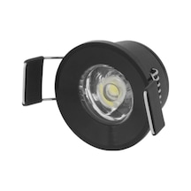 1 Adet Cata Ct 5270 Yıldız 1.5w Sıva Altı Led Spot Siyah Kasa Beyaz Işık 6400k Renkli