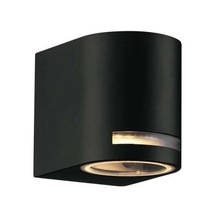 Maestro Beyaz Işık Tek Yönlü Dekoratif Işık Süzmeli İç Ve Dış Mekan Aplik, Bahçe, Teras Apliği Siyah