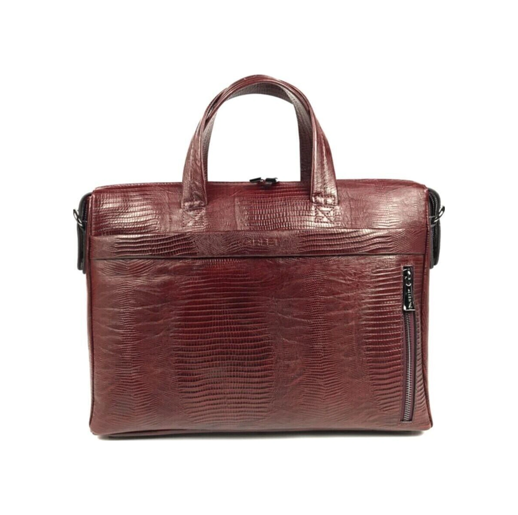 Hakiki Deri Evrak & Laptop Çantası-114096 Siyah