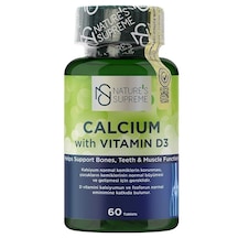 Natures Supreme Calcium With Vitamin D3 60 Tablet Aromasiz