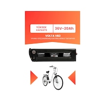 Volta Vb3 Uyumlu 36v 20ah Elektrikli Bisiklet Bataryası Siyah