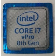 OEM intel inside i7vPro 8.ci Nesil Sticker Etiket D74