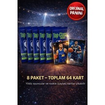Panini Nba Top Class 2024 Koleksiyonluk Basketbolcu Kartları + 8 Paket 64 Adet Kart