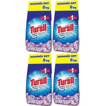 Tursil Matik Leylak Bahçesi Toz Çamaşır Deterjanı 53 Yıkama 4 x 8 KG