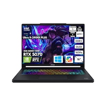 MSI Crosshaır 16 Max HX E2WGK-008TRHMF10 Ultra 9-290HX Plus 64 GB 4 TB SSD 8 GB RTX507016" QHD W11H Dizüstü Bilgisayar
