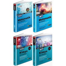 Aydın Tyt Ayt Matematik + Kimya Soru Seti 4 Kitap 2023