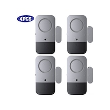 Samdoo Akıllı Ev Güvenlik Sistemi İçin Kablosuz Kapı/pencere Alarm Sensörü - 4'lü Set