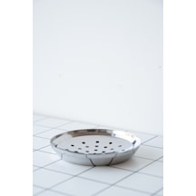 Çelik 11,5 Cm Damla Katı Sabunluk Metal - 694995827 Metal
