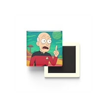 Picard - 9x9 Cm Baskılı Kare Buzdolap Magneti