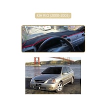 Kia Rio 2000-2005torpido Koruma Halısı Bej Kenar