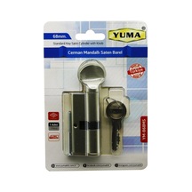 Cerman Mandallı Saten Barel Kilit 68mm Ym-b68ms Bx40