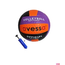 Avessa VLM-700 Soft 280 gr Voleybol Top + Pompa Turuncu-Siyah