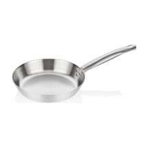 Mm Çelik Kızartma Tavası 26 Cm Gri