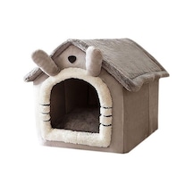 Fochsia Klasik Model Kedi Evi, Yumuşak Kedi Yatağı, Çıkarılabilir Minder, Uyku Ve Kış Evi