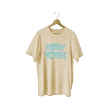 Bluu Newyorklite Sporcu T-Shirt Bisiklet Yaka (528819106)