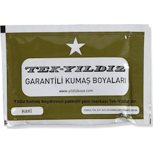 Tek Yıldız Kumaş Boyası Haki