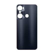 İnfinix Hot 12 Pro Siyah Arka Cam Batarya Pil Kapağı Telefon Arka Kapak