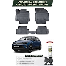 Opel Crossland 2022 Model Aracınıza Özel Üretim Esnek Kauçuk Paspas Takımı