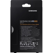 Samsung Uyumlu MZ-77E250BW 250GB 560/530MB/s 7mm SA  A 3.0 SSD 870 EVO