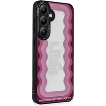 Newface Samsung Uyumlu Galaxy A15 4g Kılıf Mirror Desenli Kapak - Mirror - 11 Pembe