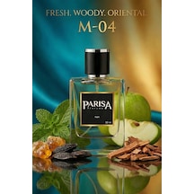 M-04 Hero Man Edp 50 Ml - Yeşil Elma & Nane Özlü Ferah Oryantal Erkek Parfümü Prsm04 Fresh