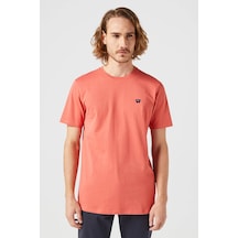 Lee Wrangler Wrangler Bisiklet Yaka T-shirt Kiremit Erkek Kısa Kol T-shirt 000000000101982682