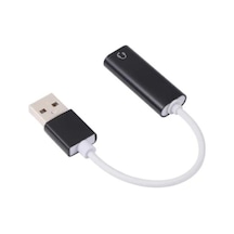 Usb Den Mikrofonlu Kulaklık Çevirici Usb To 3.5 Mm Jack Playstation Uyumlu Bilgisayar Ses Kar