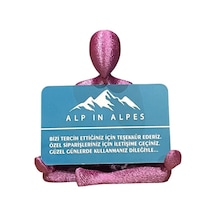 Yoga Temalı Kartvizitlik Magenta