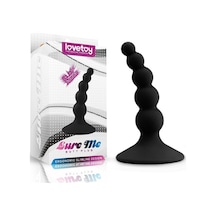 Hızlı Express Lovetoy Lure Me 10 Cm Vantuzlu Boğumlu Silikon Anal Plug Anal Tıkaç Tıpa