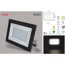 Cata Ct-4656 20 Watt Slim Led Projektör Beyaz Işık N11.560