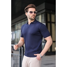 Madmext Lacivert Slim Fit Polo Yaka Triko Erkek Tişört E7472 Lacivert Madmext Lacivert Slim Fit Polo Yaka Triko Erkek Tişört E7472 Lacivert